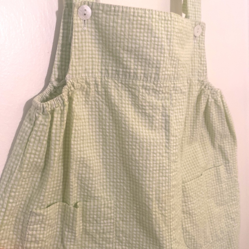 Boys Bella Bliss Gingham Romper. Size 2.